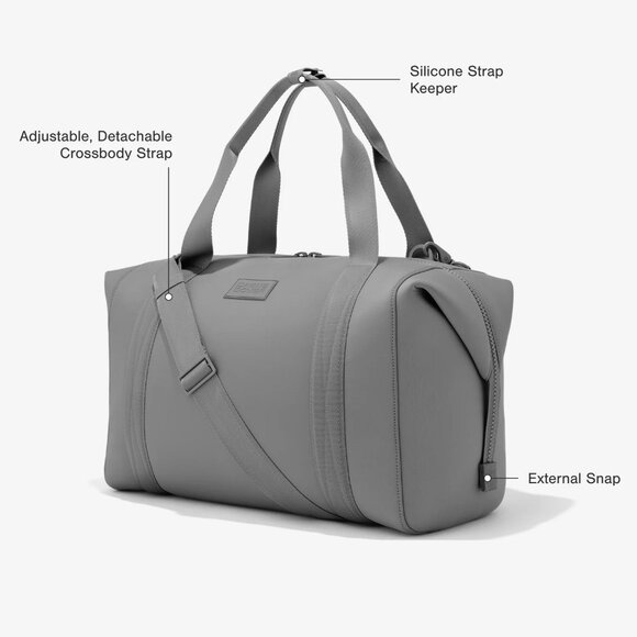 Dagne Dover Landon Neoprene Carryall Bag in Onyx, XL - Picture 14 of 16